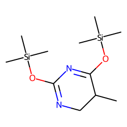 5,6-Dihydrothymine, TMS