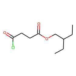 Succinic acid, monochloride 2-ethylbutyl ester