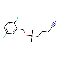 2,5-Difluorobenzyl alcohol, (3-cyanopropyl)dimethylsilyl ether