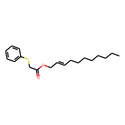 (Phenylthio)acetic acid, undec-2-enyl ester