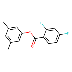 2,4-Difluorobenzoic acid, 3,5-dimethylphenyl ester
