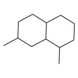 trans,cis,trans-Bicyclo[4.4.0]decane, 2,9-dimethyl