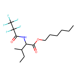 l-Isoleucine, n-pentafluoropropionyl-, hexyl ester