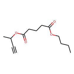 Glutaric acid, but-3-yn-2-yl butyl ester