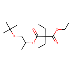 Diethylmalonic acid, ethyl 1-tert-butyloxyprop-2-yl ester