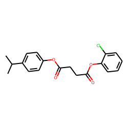 Succinic acid, 2-chlorophenyl 4-isopropylphenyl ester