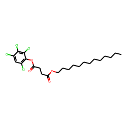 Succinic acid, 2,3,4,6-tetrachlorophenyl tridecyl ester