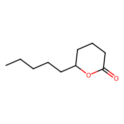 2H-Pyran-2-one, tetrahydro-6-pentyl-