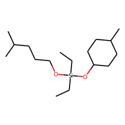 Silane, diethylisohexyloxy(trans-4-methylcyclohexyloxy)-