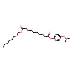 Sebacic acid, 4-isopropoxyphenyl octyl ester