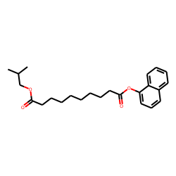 Sebacic acid, isobutyl 1-naphthyl ester