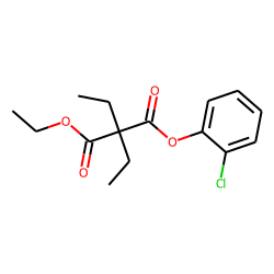 Diethylmalonic acid, 2-chlorophenyl ethyl ester