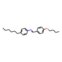 p-Butoxybenzylidene p-hexylaniline