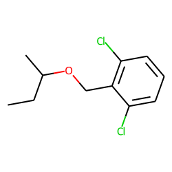 2,6-Dichlorobenzyl alcohol, 1-methylpropyl ether