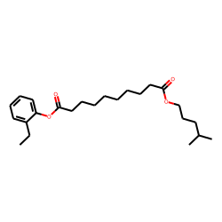 Sebacic acid, 2-ethylphenyl isohexyl ester