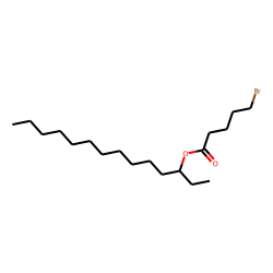 5-Bromovaleric acid, 3-tetradecyl ester