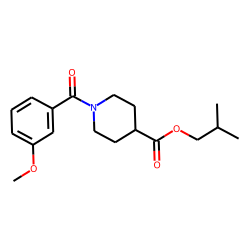 Isonipecotic acid, N-(3-methoxybenzoyl)-, isobutyl ester