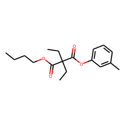 Diethylmalonic acid, butyl 3-methylphenyl ester