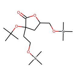 3-Deoxy-2C-(hydroxymethyl)threo-pentonic acid lactone, TMS