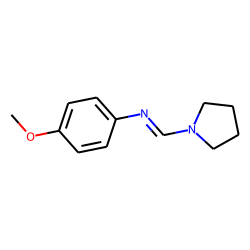 Methanimine, 1-(1-pyrrolidinyl), N-(4-methoxyphenyl)