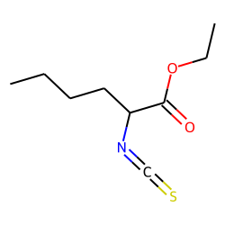 2-Isothiocyanato-hexanoic acid ethyl ester