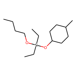 Silane, diethylbutoxy(cis-4-methylcyclohexyloxy)-