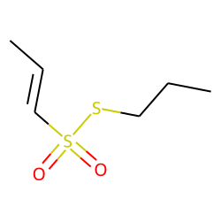 Propyl 1-propenethiosulfonate, (E)-