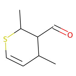 2,4-Dimethyl-3,4-dihydro-2H-thiopyran-3-carbaldehyde