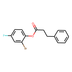3-Phenylpropionic acid, 2-bromo-4-fluorophenyl ester