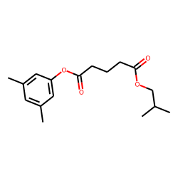 Glutaric acid, 3,5-dimethylphenyl isobutyl ester