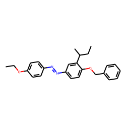 4-Ethoxy-3'-sec-butyl-4'-benzyloxyazobenzene