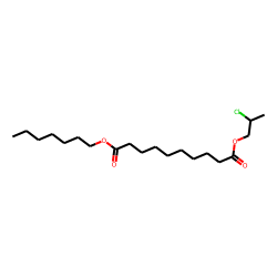 Sebacic acid, 2-chloropropyl heptyl ester