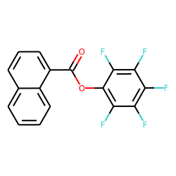 1-Naphthoic acid, pentafluorophenyl ester