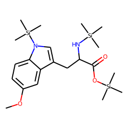 Tryptophan, 5-methoxy, TMS