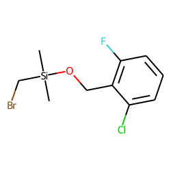 2-Chloro-6-fluorobenzyl alcohol, bromomethyldimethylsilyl ether