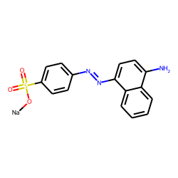 P-(4-amino-1-naphthylazo)benzene sulfonic acid, sodium salt