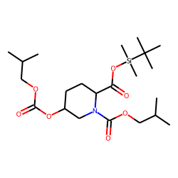 trans-5-hydroxypipecolic acid, N(O,S)-isoBOC TBDMS
