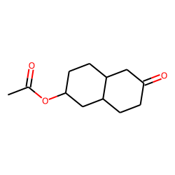 2«alpha»-acetyloxy-trans-decalin-6-one