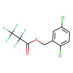 2,5-Dichlorobenzyl alcohol, pentafluoropropionate