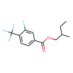 3-Fluoro-4-trifluoromethylbenzoic acid, 2-methylbutyl ester