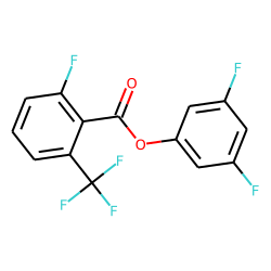 2-Fluoro-6-trifluoromethylbenzoic acid, 3,5-difluophenyl ester