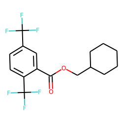 2,5-Di(trifluoromethyl)benzoic acid, cyclohexylmethyl ester