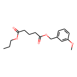 Glutaric acid, 3-methoxybenzyl propyl ester