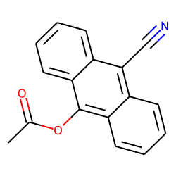 9-Anthracenecarbonitrile, 10-(acetyloxy)-
