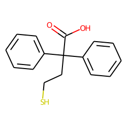 2,2-Diphenyl-4-mercaptobutyric acid