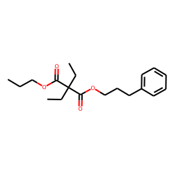 Diethylmalonic acid, 3-phenylpropyl propyl ester