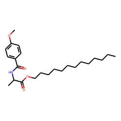 D-Alanine, N-(4-anisoyl)-, tridecyl ester