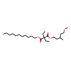 Diethylmalonic acid, 5-methoxy-3-methylpentyl undecyl ester