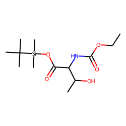 Threonine, mono-ethoxycarbonylated, mono-TBDMS