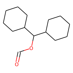 Dicyclohexylcarbinol, formate